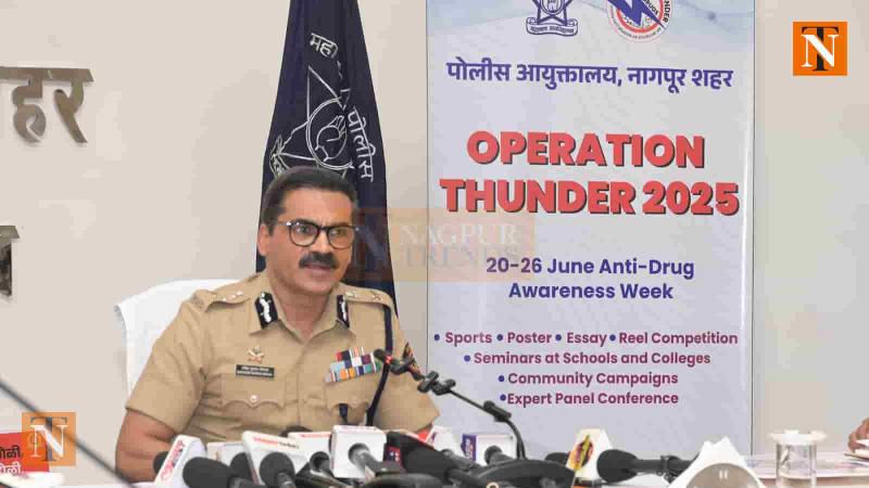 Operation Thunder: ₹865 Crore Worth of Drugs Seized, 730 Arrested in Nagpur