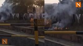 Fire Engulfs ‘I Love Nagpur’ Tagline at Ambazari Amid Rising Temperatures
								