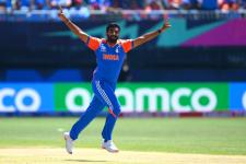 Jasprit Bumrah outwitted Bangladesh's Musfiqur Rahim 
								
