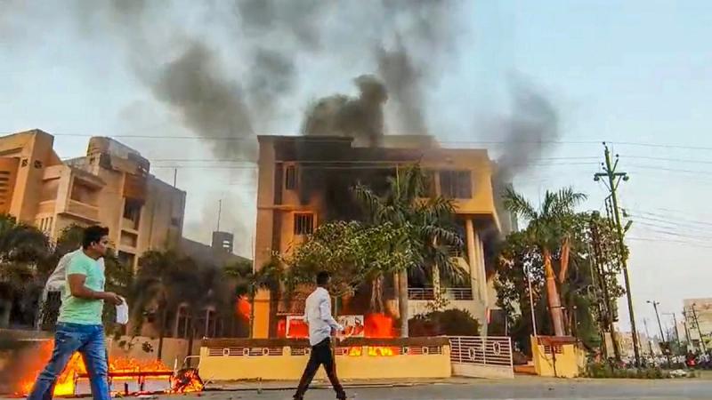 Curfew Imposed in Maharashtra District, Internet Services Disabled Due to Violence Over Maratha Quota