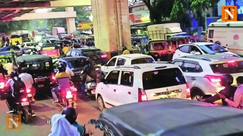 Metro Construction Nears Kamptee City, Causing Traffic Concerns