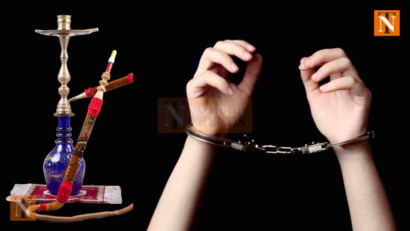 Illegal Hookah Parlour Busted in Sitabuldi, Four Arrested