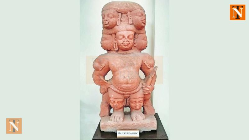 Rare 12-Headed Shiva Sculpture
