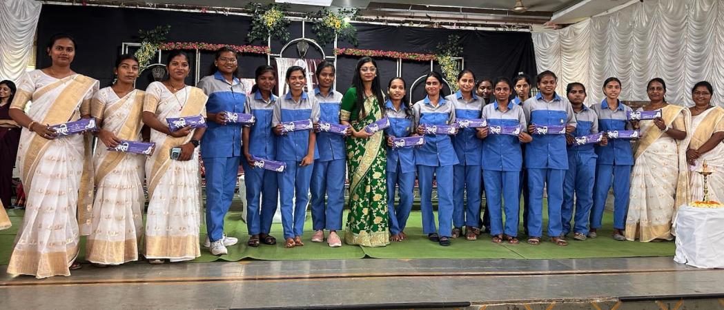 Ashok Rai and Daughters, with Anandam Vidyalay, Launch Menstrual Hygiene Drive in Pauni