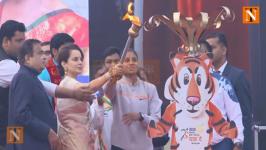 MP Kangana Ranaut Inaugurated 7th Khasdar Krida Mahotsav in Nagpur
								
