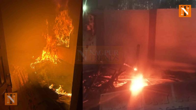 Back-to-Back Fires Hit Nagpur; Homes and Property Damaged
