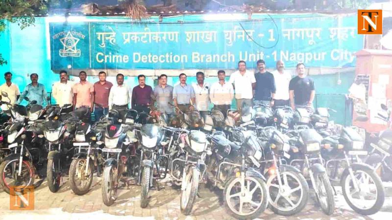Stolen Bikes Worth ₹19.45 Lakh Recovered in Nagpur, Two Arrested